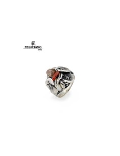 SPB223  Sortija barroca Nenúfares (pequeña)