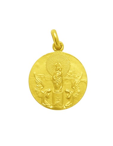 copy of Medalla Virgen del  Pilar  con ángeles...